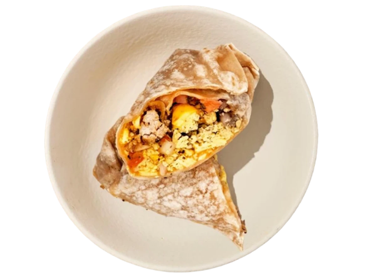 Turkey Chorizo Breakfast Burrito